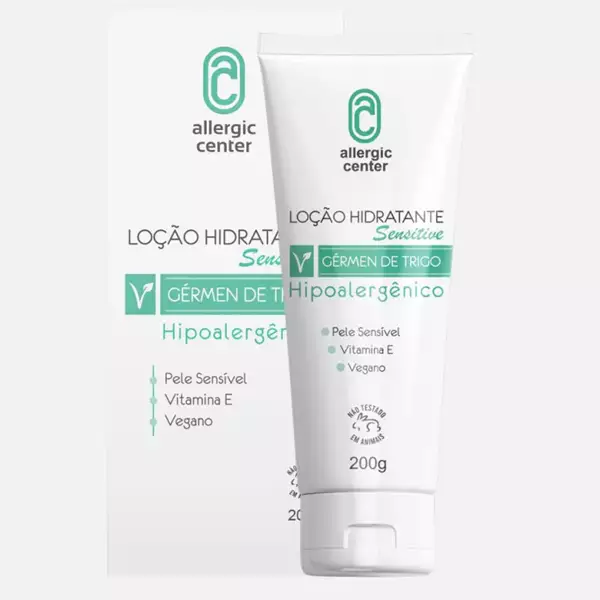 Loção Hidratante Sensitive com Gérmen de Trigo Allergic Center 200g