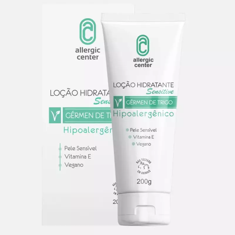 Loção Hidratante Sensitive com Gérmen de Trigo Allergic Center 200g