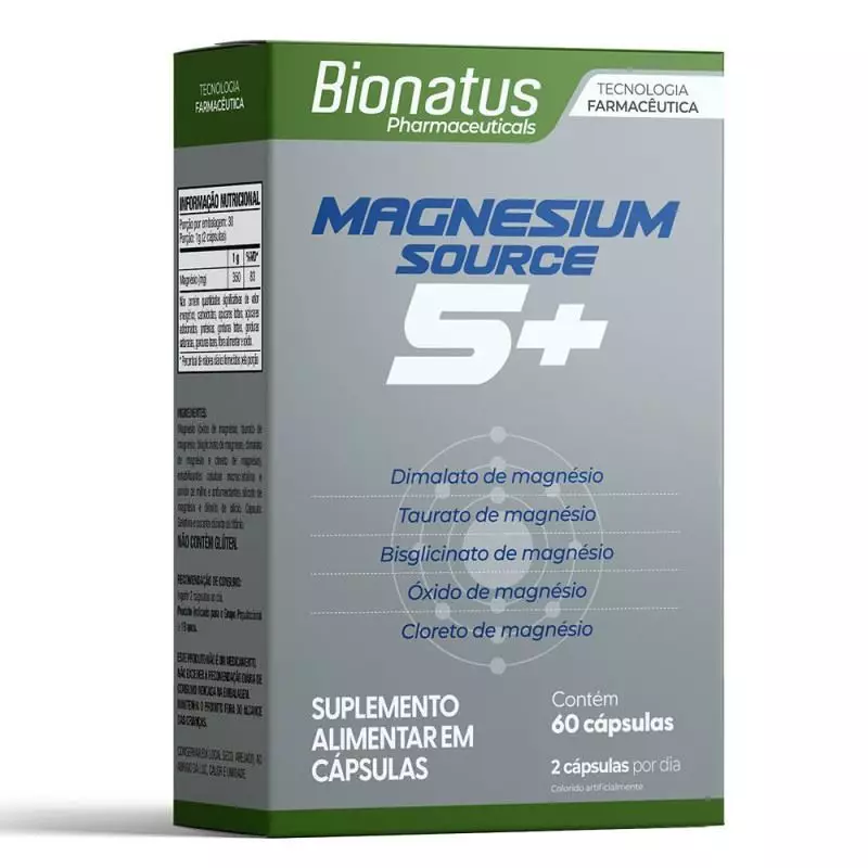 Magnesio source 5 + 60 caps - Bionatus