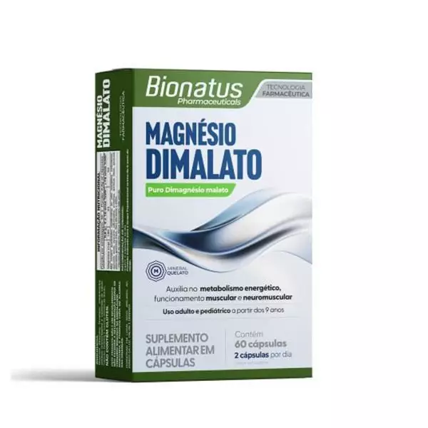 Magnesio Di malato 180 mg 60 caps - Bionatus