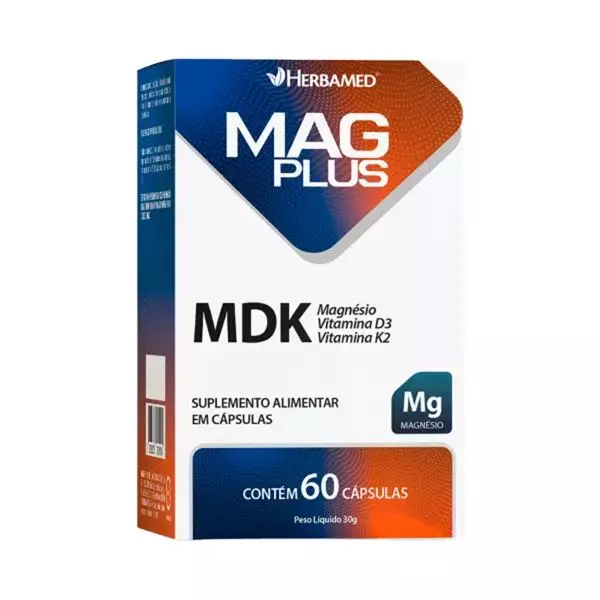 Mag Plus MDK - 60 cáps Herbamed  