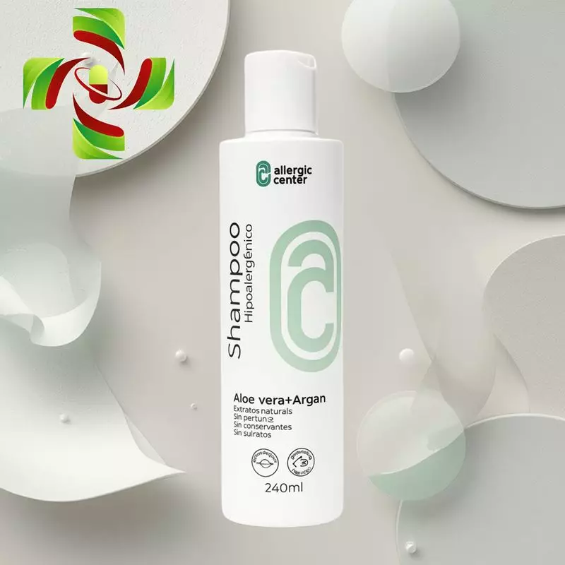 Shampoo Hipoalergenico Aloe Vera+ Argan 240 ml Allergic center 